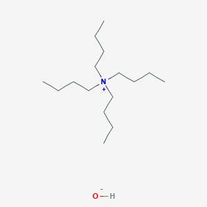 molecular formula C16H36N+ B049039 Tetrabutylammonium hydroxide CAS No. 2052-49-5