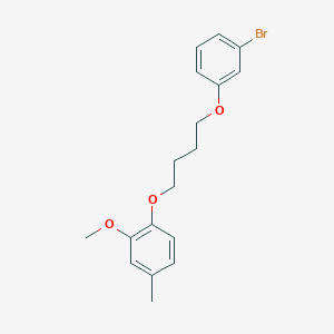 1-[4-(3-bromophenoxy)butoxy]-2-methoxy-4-methylbenzene