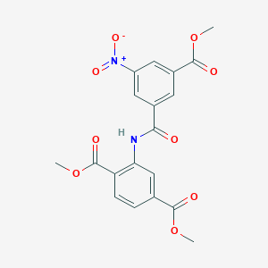 1,4-DIMETHYL 2-[3-(METHOXYCARBONYL)-5-NITROBENZAMIDO]BENZENE-1,4-DICARBOXYLATE