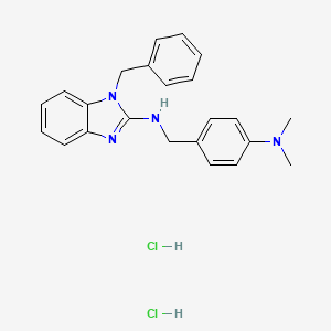 1-benzyl-N-[4-(dimethylamino)benzyl]-1H-benzimidazol-2-amine dihydrochloride