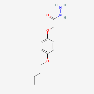 molecular formula C12H18N2O3 B4904306 2-(4-butoxyphenoxy)acetohydrazide 