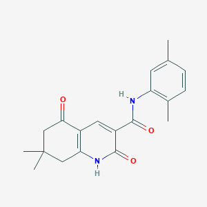 N-(2,5-dimethylphenyl)-7,7-dimethyl-2,5-dioxo-1,2,5,6,7,8-hexahydroquinoline-3-carboxamide