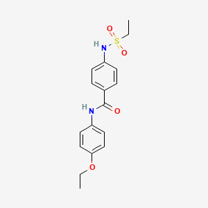 N-(4-ethoxyphenyl)-4-[(ethylsulfonyl)amino]benzamide