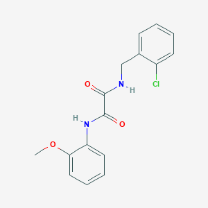 molecular formula C16H15ClN2O3 B4904462 N-(2-chlorobenzyl)-N'-(2-methoxyphenyl)ethanediamide 