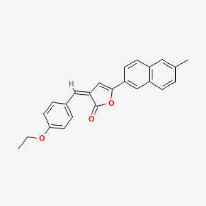 (3Z)-3-[(4-ethoxyphenyl)methylidene]-5-(6-methylnaphthalen-2-yl)furan-2-one