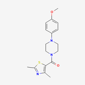 1-[(2,4-dimethyl-1,3-thiazol-5-yl)carbonyl]-4-(4-methoxyphenyl)piperazine