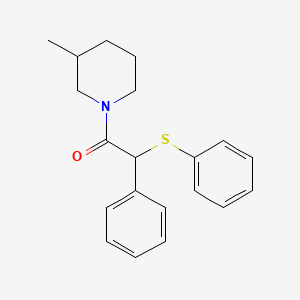 3-methyl-1-[phenyl(phenylthio)acetyl]piperidine