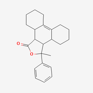 3-Methyl-3-phenyl-1H,3H,3AH,3BH,4H,5H,6H,7H,8H,9H,10H,11H,11AH,11BH-phenanthro[9,10-C]furan-1-one