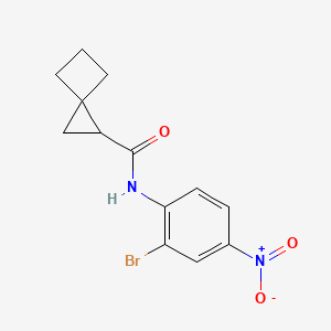 N-(2-bromo-4-nitrophenyl)spiro[2.3]hexane-2-carboxamide