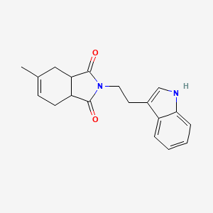 2-[2-(1H-indol-3-yl)ethyl]-5-methyl-3a,4,7,7a-tetrahydro-1H-isoindole-1,3(2H)-dione