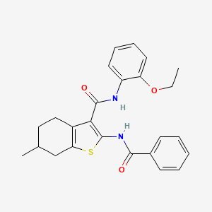 2-(benzoylamino)-N-(2-ethoxyphenyl)-6-methyl-4,5,6,7-tetrahydro-1-benzothiophene-3-carboxamide