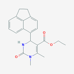 Ethyl 6-(1,2-dihydroacenaphthylen-5-yl)-3,4-dimethyl-2-oxo-1,6-dihydropyrimidine-5-carboxylate