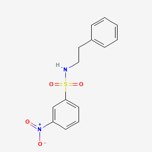 molecular formula C14H14N2O4S B4904962 3-nitro-N-(2-phenylethyl)benzenesulfonamide 