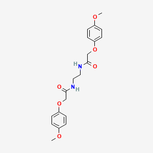 molecular formula C20H24N2O6 B4904985 N,N'-1,2-ethanediylbis[2-(4-methoxyphenoxy)acetamide] 