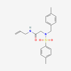 2-{N-[(4-Methylphenyl)methyl]4-methylbenzenesulfonamido}-N-(prop-2-EN-1-YL)acetamide