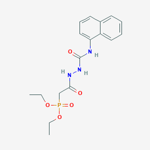 diethyl (2-{2-[(1-naphthylamino)carbonyl]hydrazino}-2-oxoethyl)phosphonate