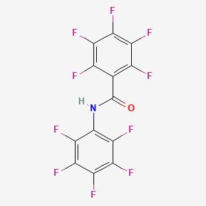 molecular formula C13HF10NO B4905095 2,3,4,5,6-pentafluoro-N-(pentafluorophenyl)benzamide 