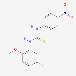 N-(5-chloro-2-methoxyphenyl)-N'-(4-nitrophenyl)thiourea