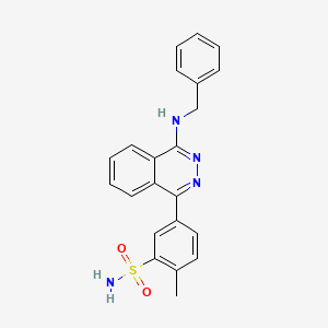 5-[4-(benzylamino)-1-phthalazinyl]-2-methylbenzenesulfonamide