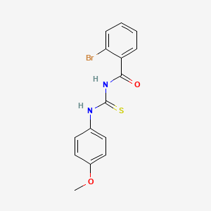 2-bromo-N-{[(4-methoxyphenyl)amino]carbonothioyl}benzamide