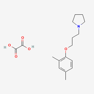 molecular formula C17H25NO5 B4905258 1-[3-(2,4-dimethylphenoxy)propyl]pyrrolidine oxalate 