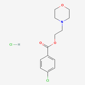 2-(4-morpholinyl)ethyl 4-chlorobenzoate hydrochloride