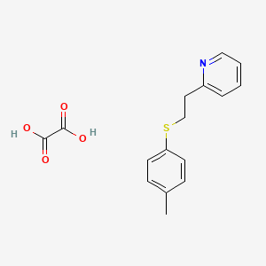 2-{2-[(4-methylphenyl)thio]ethyl}pyridine oxalate