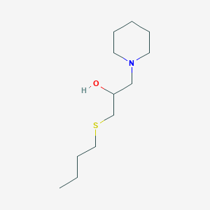 molecular formula C12H25NOS B4905407 1-(butylthio)-3-(1-piperidinyl)-2-propanol 