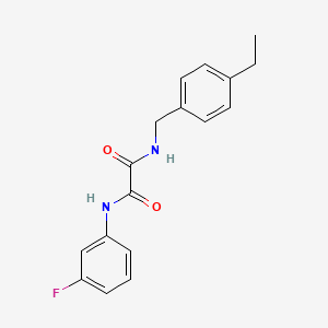 N-(4-ethylbenzyl)-N'-(3-fluorophenyl)ethanediamide