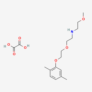 molecular formula C17H27NO7 B4905655 N-[2-[2-(2,5-dimethylphenoxy)ethoxy]ethyl]-2-methoxyethanamine;oxalic acid 