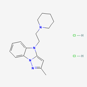 2-methyl-4-[2-(1-piperidinyl)ethyl]-4H-pyrazolo[1,5-a]benzimidazole dihydrochloride