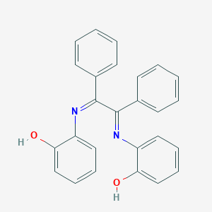 molecular formula C26H20N2O2 B490576 N,N'-Bis(2-hydroxyphenyl)-1,2-diphenyl-1,2-ethanediimine 