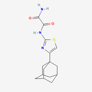 molecular formula C15H19N3O2S B4905779 N-[4-(1-adamantyl)-1,3-thiazol-2-yl]ethanediamide 