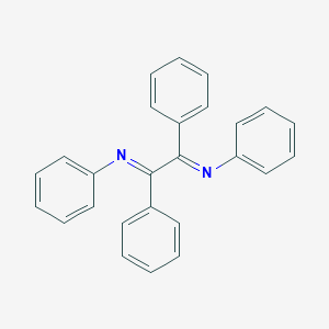 molecular formula C26H20N2 B490581 Benzenamine, N,N'-(1,2-diphenyl-1,2-ethanediylidene)bis- CAS No. 7510-33-0