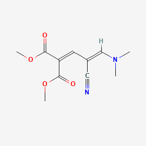 dimethyl 2-[(Z)-2-cyano-3-(dimethylamino)prop-2-enylidene]propanedioate