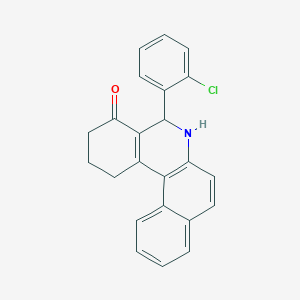 5-(2-chlorophenyl)-2,3,5,6-tetrahydrobenzo[a]phenanthridin-4(1H)-one