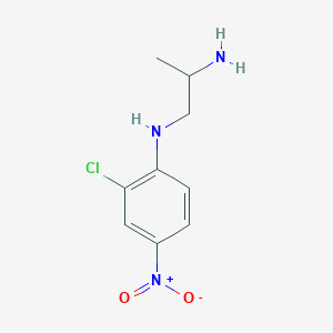 molecular formula C9H12ClN3O2 B4905983 N1-(2-CHLORO-4-NITROPHENYL)PROPANE-1,2-DIAMINE 