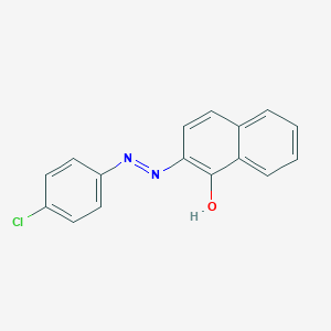 molecular formula C16H11ClN2O B490605 1-Naphthalenol, 2-[(4-chlorophenyl)azo]- CAS No. 26496-69-5