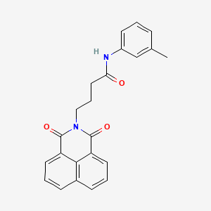 4-(1,3-dioxo-1H-benzo[de]isoquinolin-2(3H)-yl)-N-(3-methylphenyl)butanamide