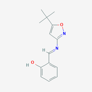 2-{[(5-Tert-butyl-3-isoxazolyl)imino]methyl}phenol