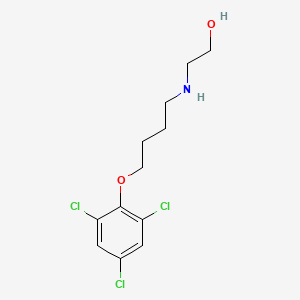 2-{[4-(2,4,6-trichlorophenoxy)butyl]amino}ethanol