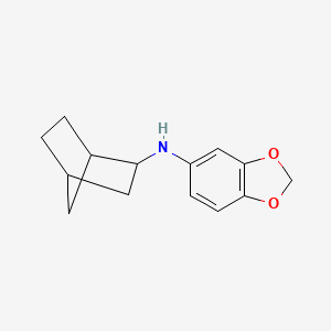 molecular formula C14H17NO2 B4906122 1,3-benzodioxol-5-yl(bicyclo[2.2.1]hept-2-yl)amine 