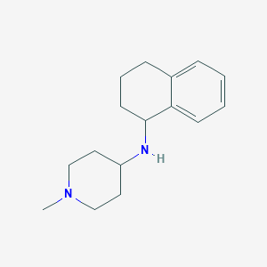 1-methyl-N-(1,2,3,4-tetrahydro-1-naphthalenyl)-4-piperidinamine