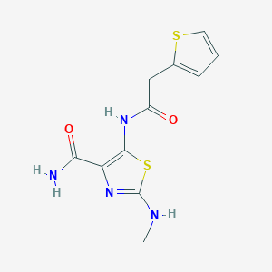 2-(methylamino)-5-[(2-thienylacetyl)amino]-1,3-thiazole-4-carboxamide