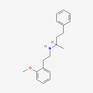 N-[2-(2-methoxyphenyl)ethyl]-4-phenyl-2-butanamine