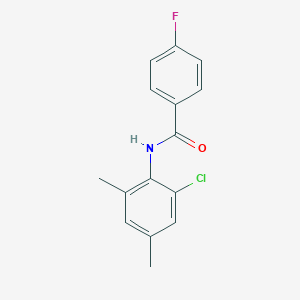 N-(2-chloro-4,6-dimethylphenyl)-4-fluorobenzamide