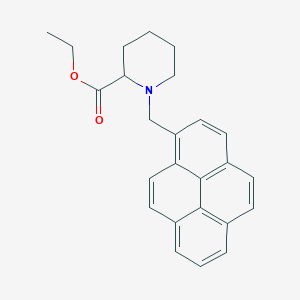 ethyl 1-(1-pyrenylmethyl)-2-piperidinecarboxylate