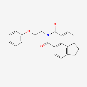 2-(2-phenoxyethyl)-6,7-dihydro-1H-indeno[6,7,1-def]isoquinoline-1,3(2H)-dione