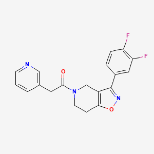 3-(3,4-difluorophenyl)-5-(3-pyridinylacetyl)-4,5,6,7-tetrahydroisoxazolo[4,5-c]pyridine