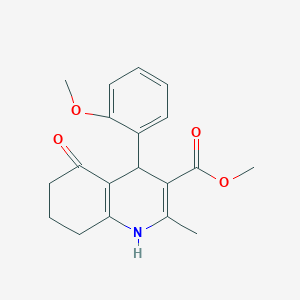 methyl 4-(2-methoxyphenyl)-2-methyl-5-oxo-1,4,5,6,7,8-hexahydro-3-quinolinecarboxylate